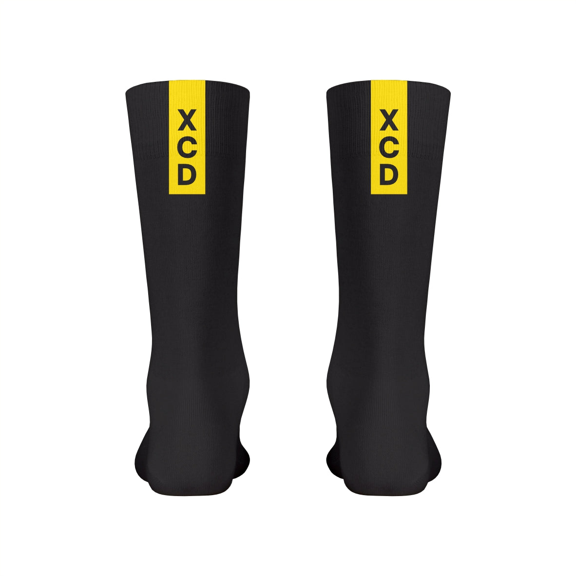 XCD Sports Crew Sports Sock - Black/Gold