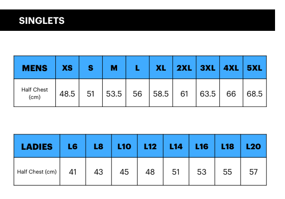 Hermit Park Tigers - Training Singlet