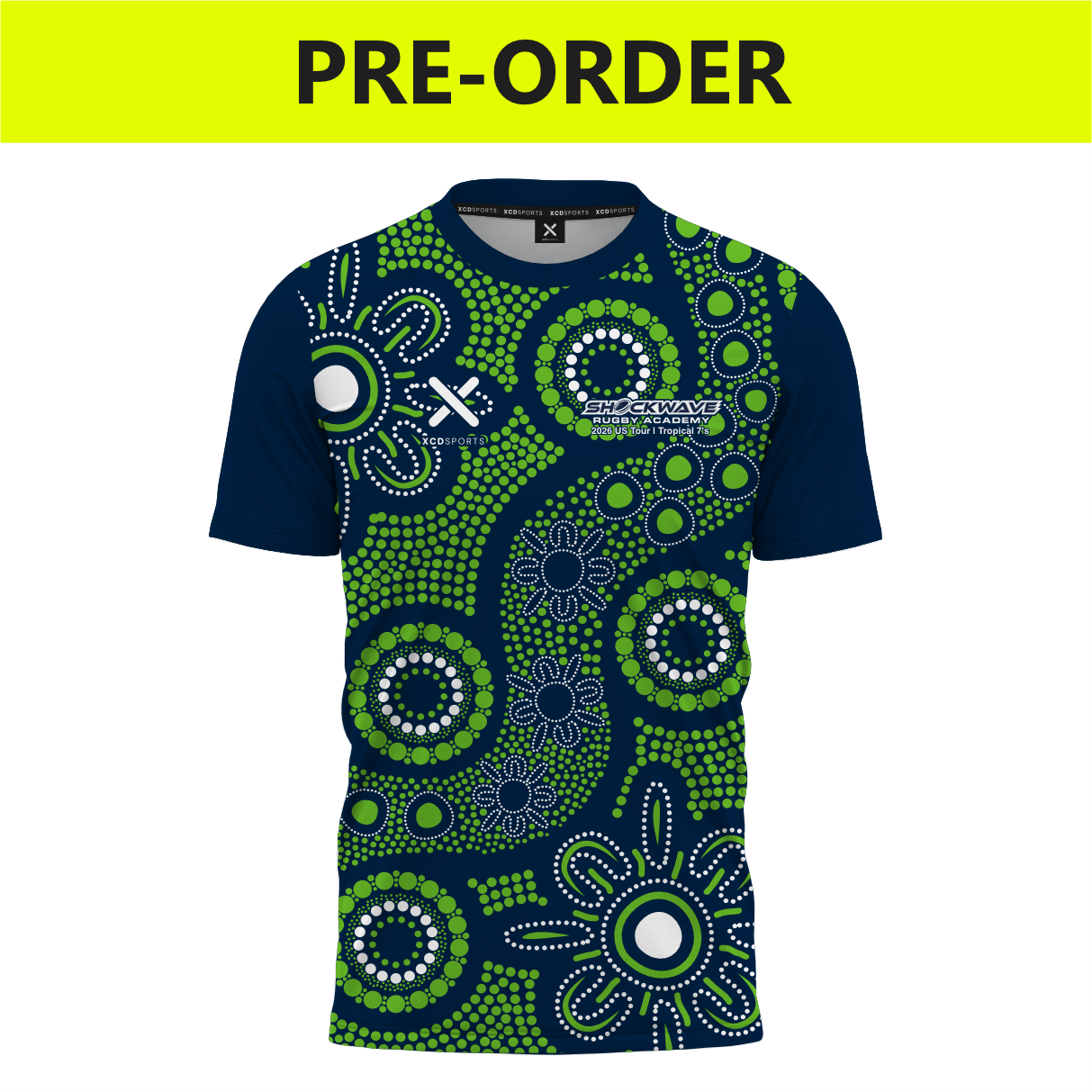 Shockwave Rugby Academy - Florida Training Tee