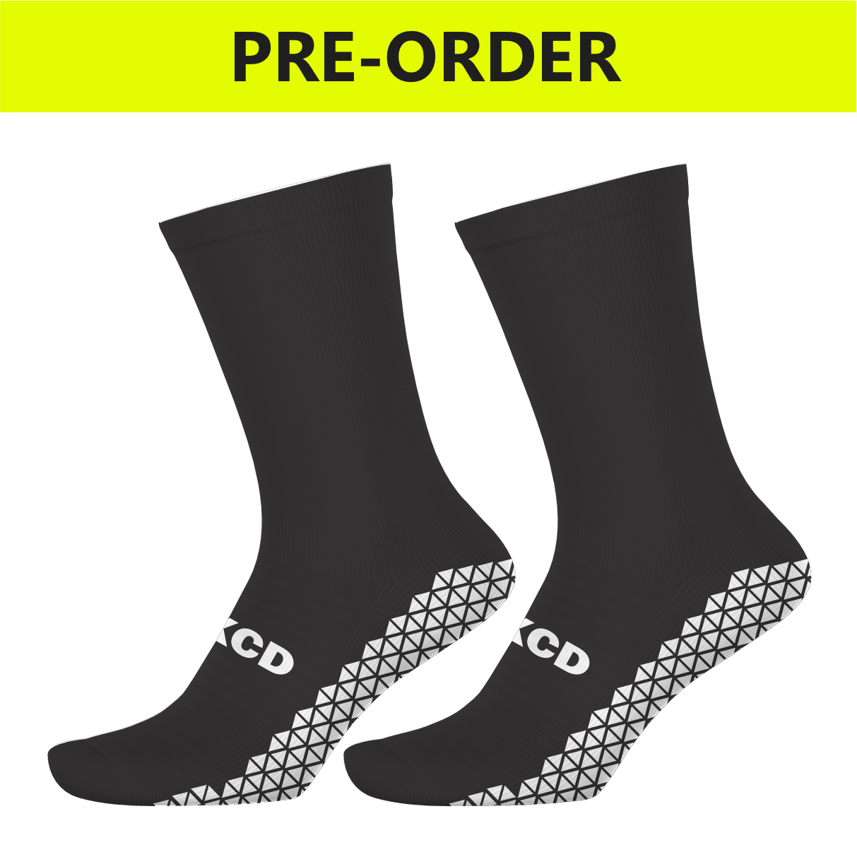 XCD Sports - Crew Grip Socks Black