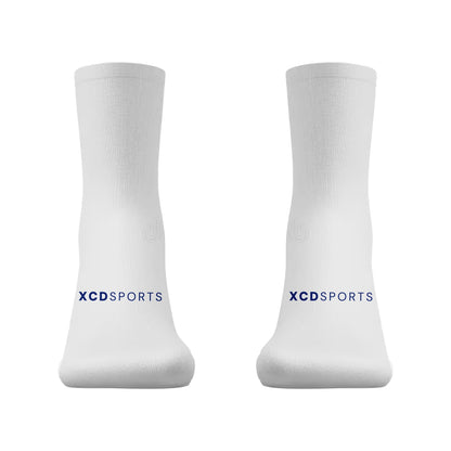 XCD Sports Crew Sports Sock - White/Royal